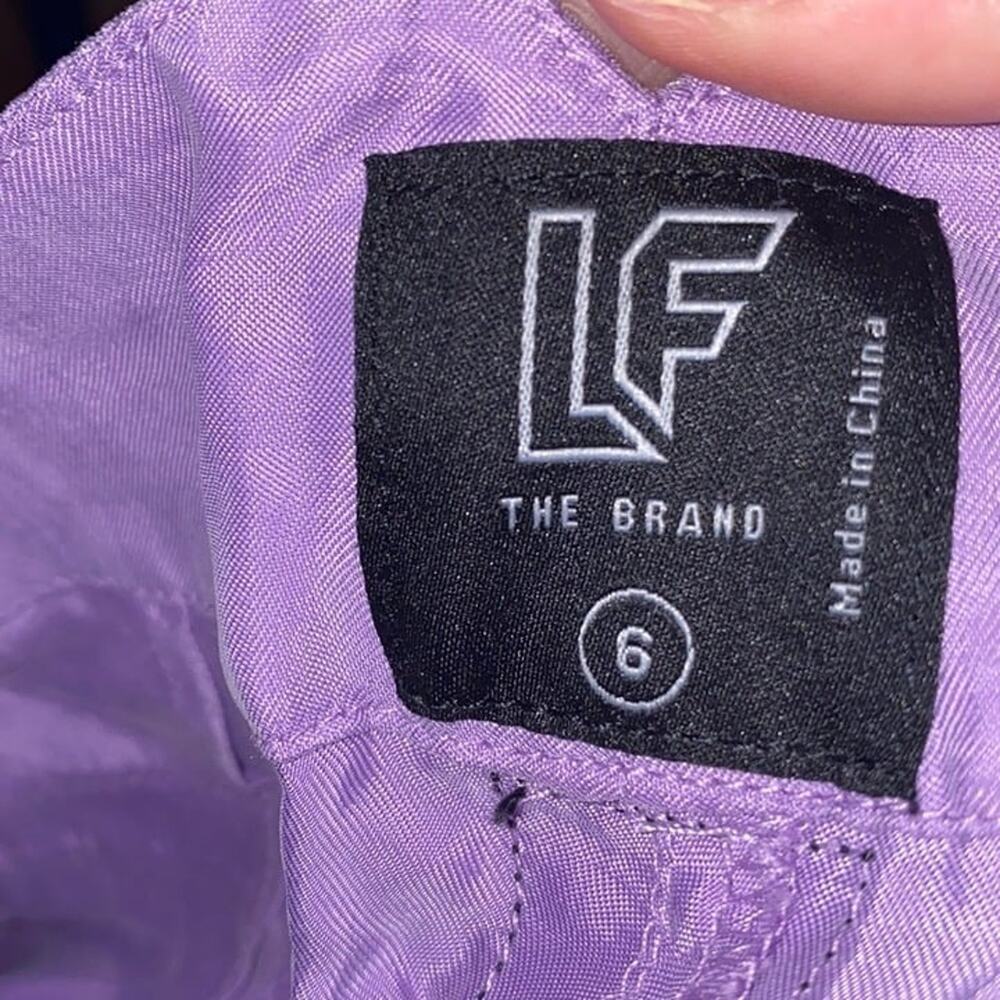 LF the Brand Lilac Purple Urban Cargo Pants Size 6 Lightweight Utility New - Picture 11 of 11